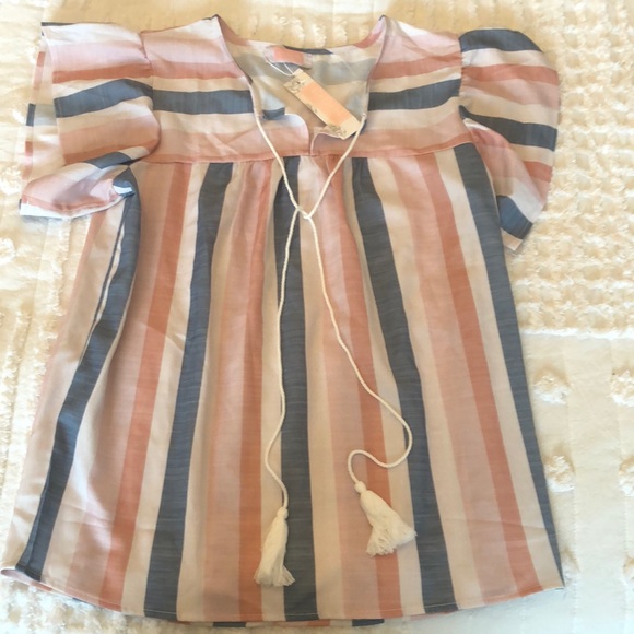 C+D+M stripe top. Size M. New With Tags. - Picture 1 of 2
